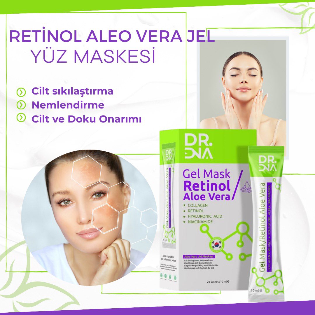 drdna_'s tweet photo. Dr Dna Retinol &amp; Aleo Vera Yüz Maskesi https://t.co/o97GP11DhK