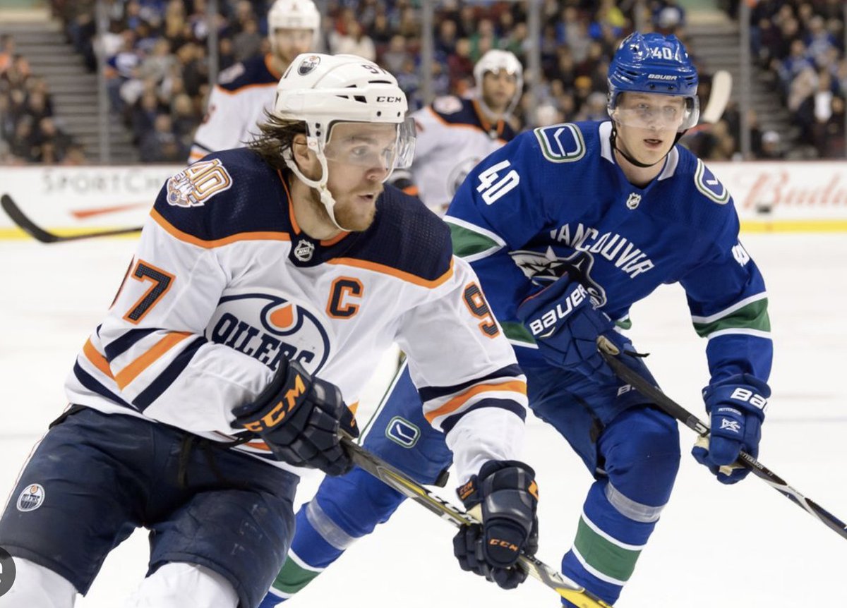 CoachsCornerDC's tweet photo. Do the Canucks keep it rolling or do the Oilers stop their slide? Who gets more points McDavid or Pettersson?
#Oilers #Canucks #vintagetendymagazine #NHL #doncherry #McDavid #Pettersson https://t.co/jx4Pvm66ee