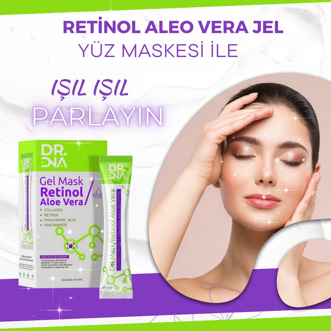 drdna_'s tweet photo. Dr Dna Retinol &amp; Aleo Vera Yüz Maskesi https://t.co/YQdoL1qCpY