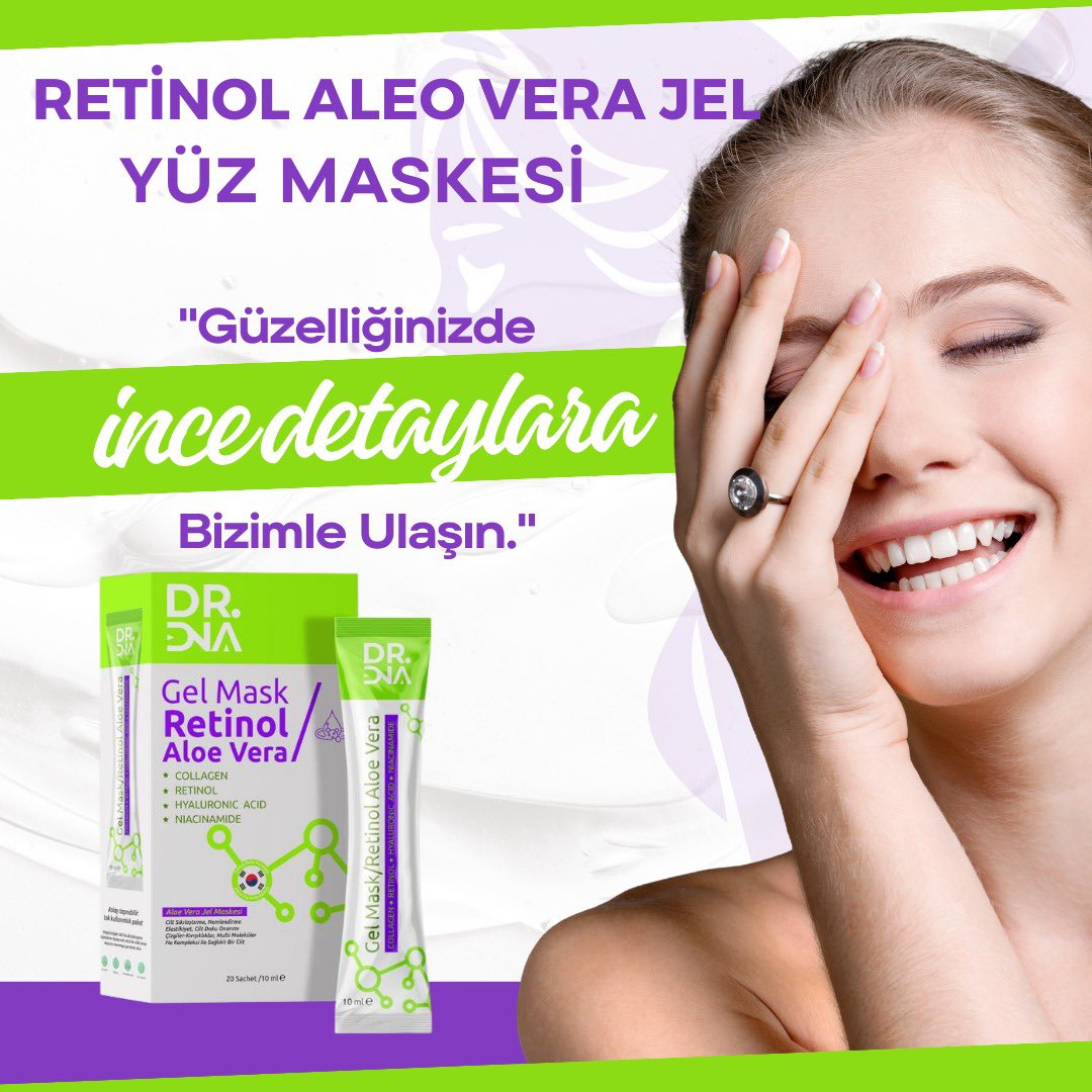 drdna_'s tweet photo. Dr Dna Retinol &amp; Aleo Vera Yüz Maskesi https://t.co/YQdoL1qCpY