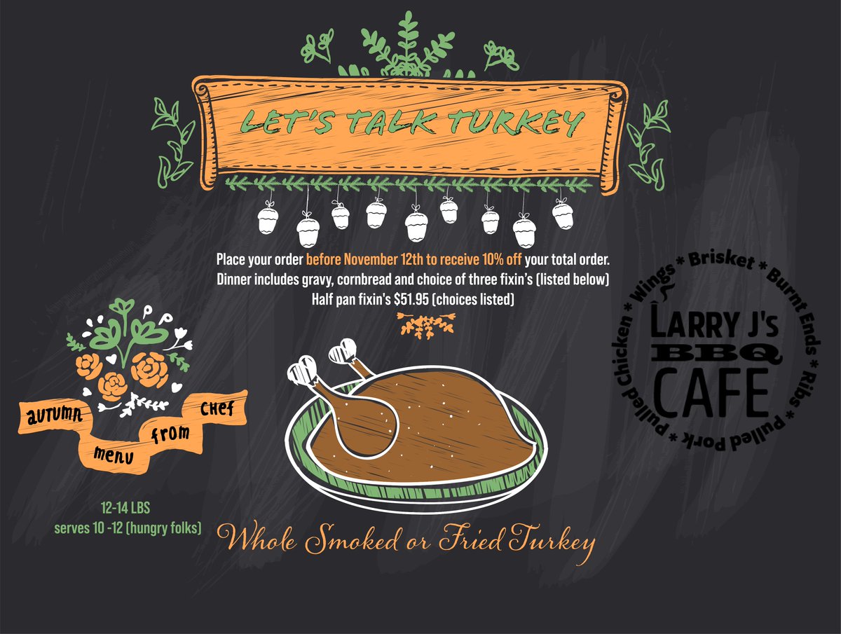 larryjsbbqcafe's tweet photo. Place your order before November 12th to receive 10% off your total order.
Prime Whole Brisket/Half Brisket $205 / $140
Two Rack of Lamb $130
Three Bone Rib Roast $199 (8 lbs) https://t.co/OxZxXtgvpn