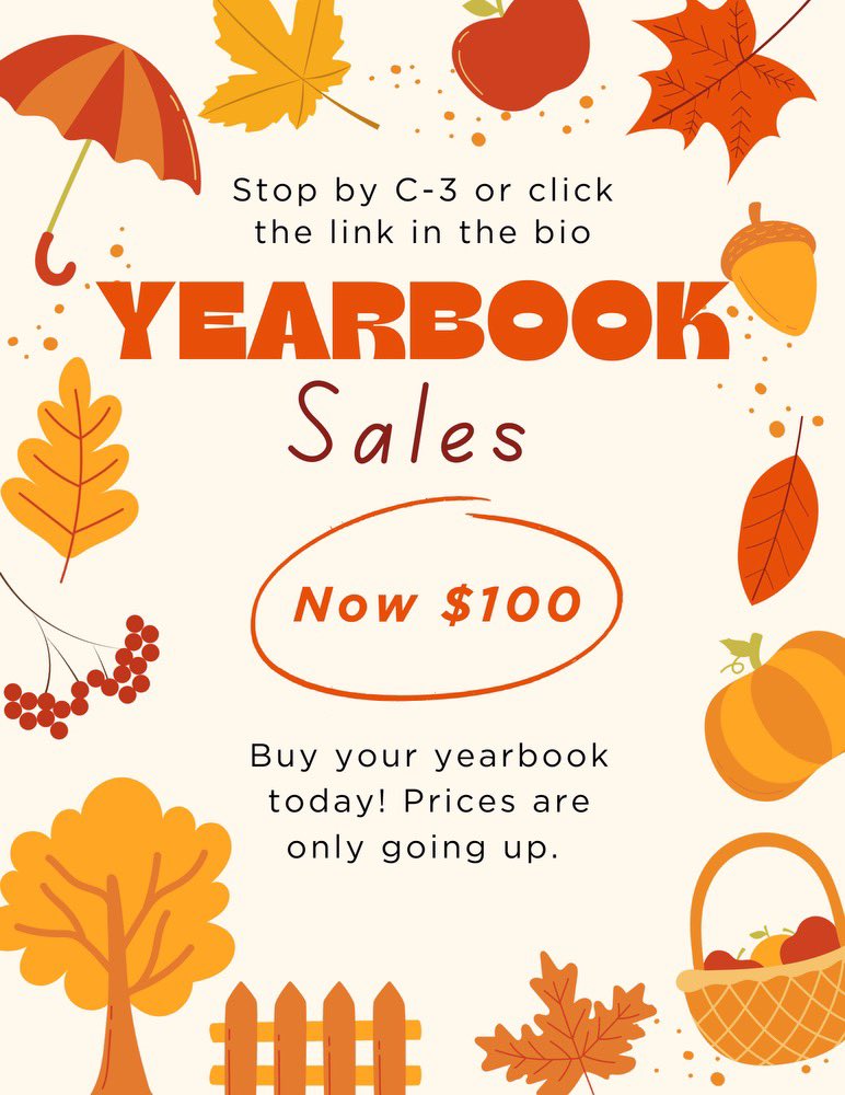 We are thankful for YOU! Buy your yearbook today to see yourself in the yearbook! Buy it before it sells out!! 

#hjybk #yearbook