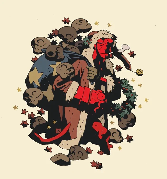 .  has an exclusive preview of Hellboy Winter  The Yule Cat by , plus a look at the Hellboy Holiday Limited Edition Tin.  