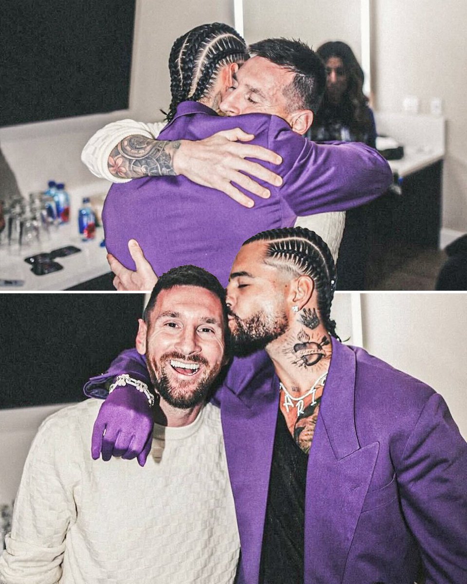 ESPNFC's tweet photo. Lionel Messi and Maluma at the Colombian singer's concert in Miami 😄❤️

(via @maluma) https://t.co/JXs4SiKNXF