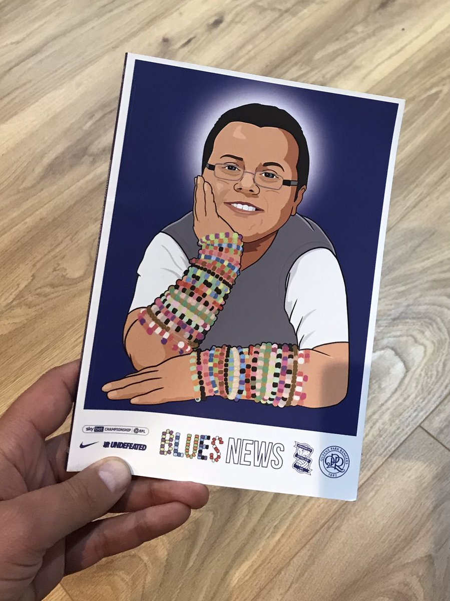 ArtworkDays's tweet photo. The programme I illustrated for Birmingham City landed on my door mat the other day, always nice to get my hands on the physical copy. 

A nice little shout out in the programme notes aswell ✍🏻✍🏻✍🏻 

#birmingham #bcfc #birminghamcityfc #bluenose #helpharryhelpothers #football https://t.co/CknXKlohvb