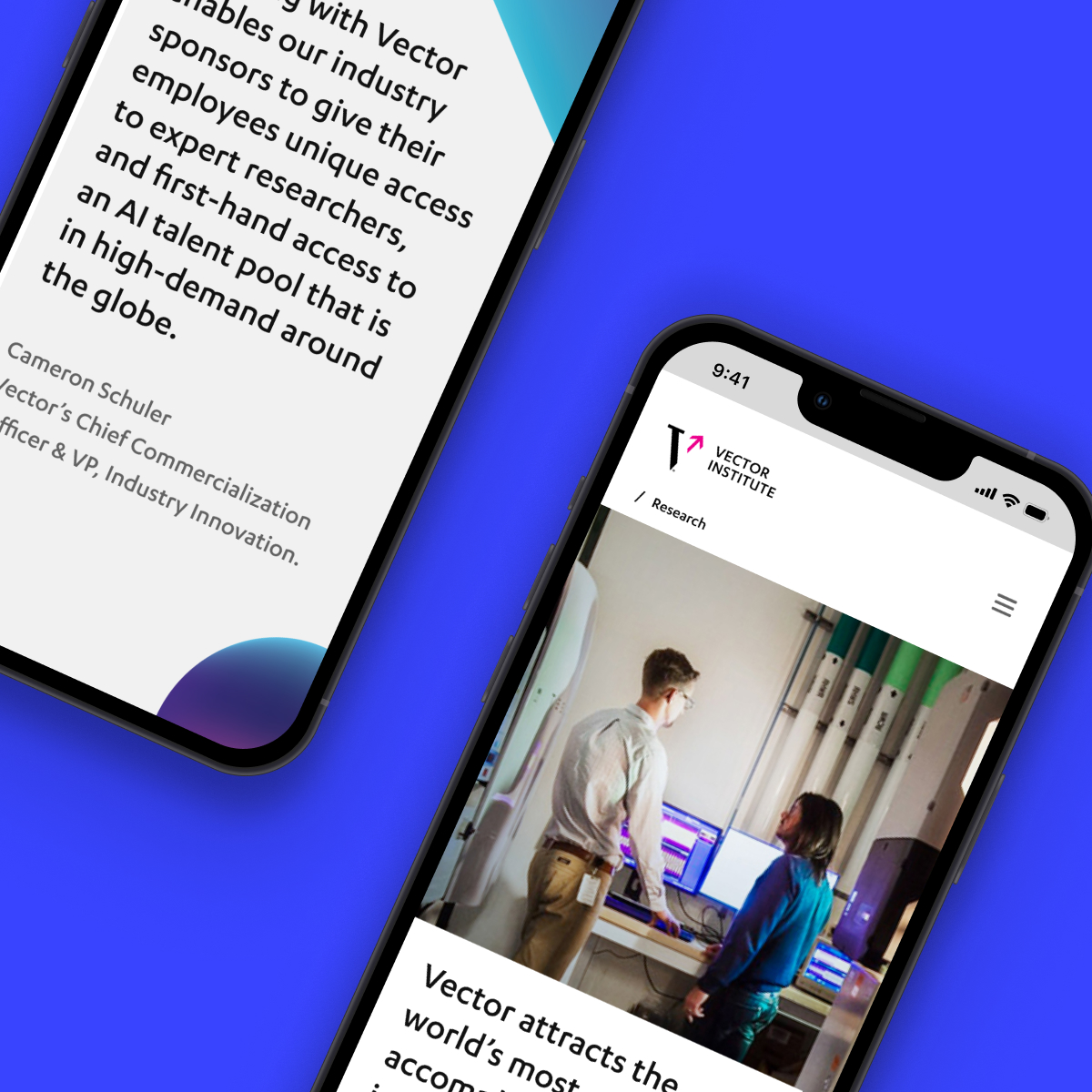 PilotPMR's tweet photo. We recently worked with The Vector Institute, a nonprofit leading Canadian AI research, on a full design and technology overhaul of their website. Read the full case study: 
https://t.co/ViIH1gjLfW 

#uxdesign #webdesign #designsystem #artificialintelligence #machinelearning https://t.co/7imn1ag3oE