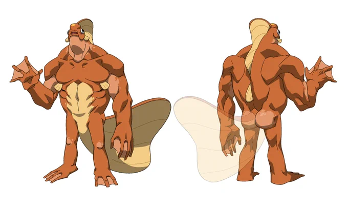 just realized I never posted his 3/4 back view