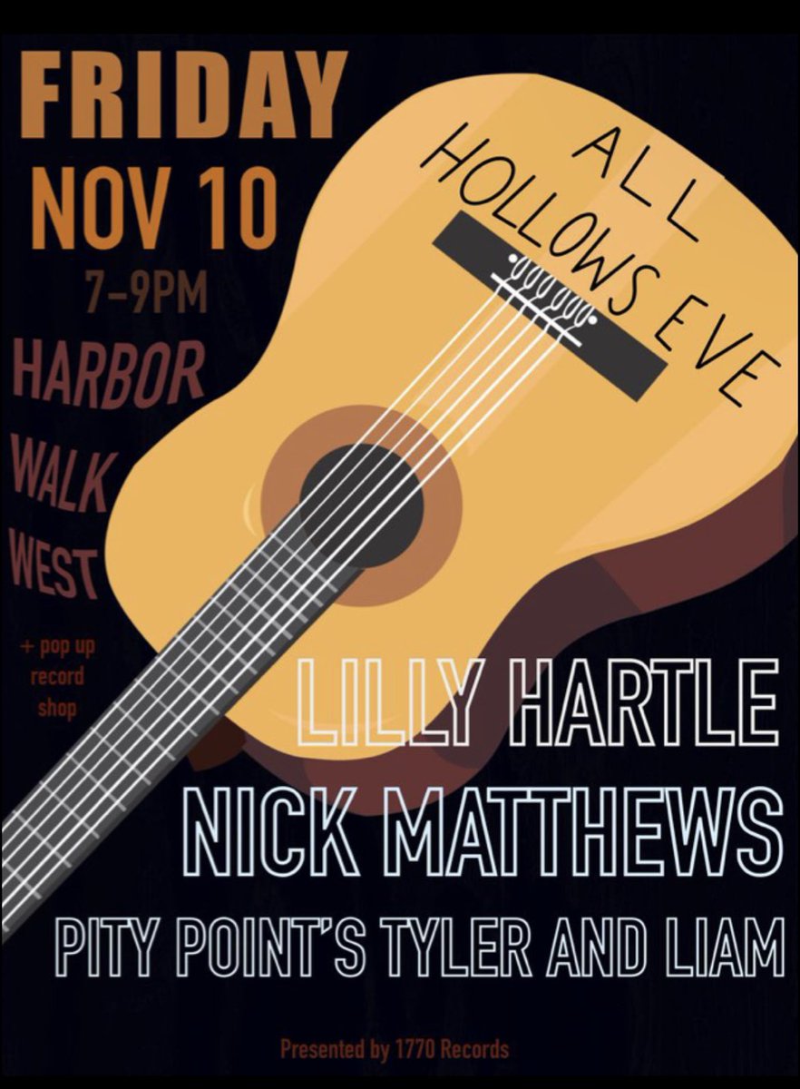 Join us this Friday from 7-9pm for performances from local talent, a pop up record shop, and all around great vibes! What more could you want for a fun Friday night? We hope to see you there!🍁🍁🪩🕺🏼