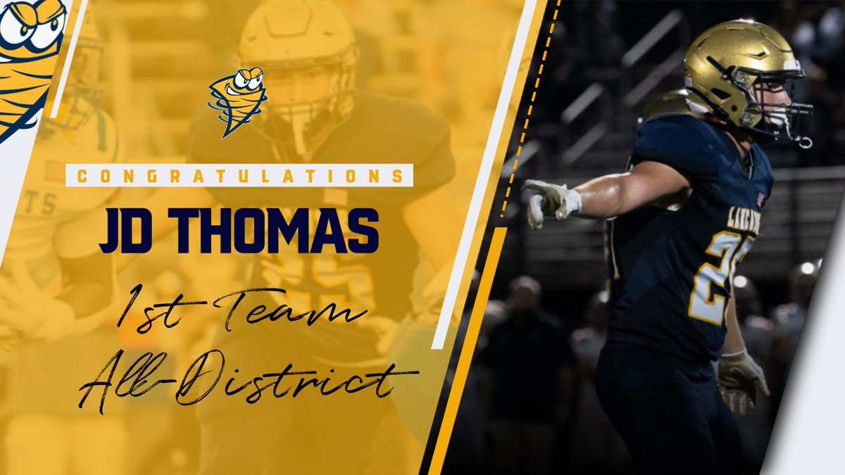 Lancaster Golden Gales Football (@galepride) on Twitter photo Congratulations JD Thomas for being awarded
1st Team All-District
 
#defendfulton Congratulations JD Thomas for being awarded
1st Team All-District
 
#defendfulton