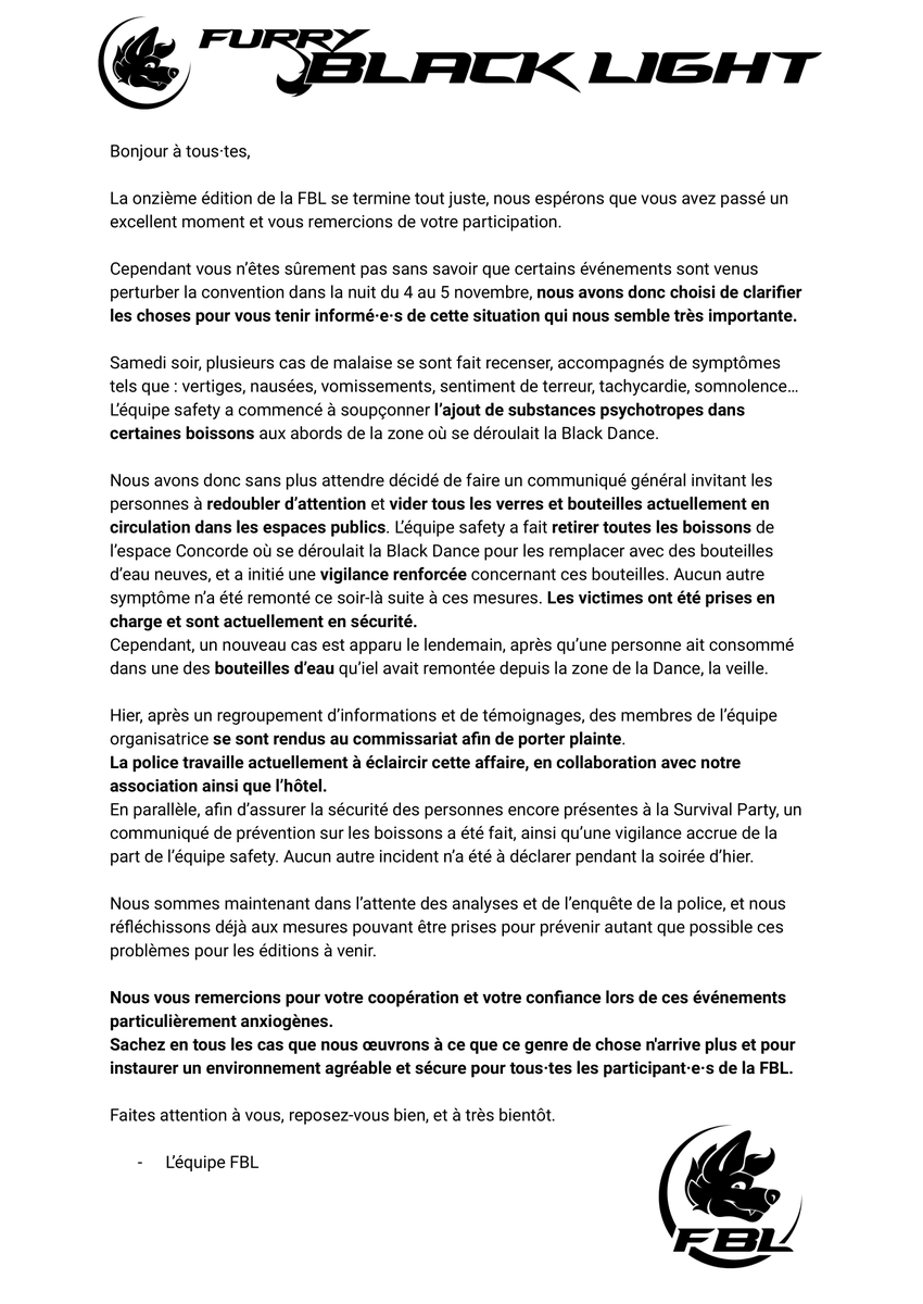 FBlacklight's tweet photo. ⚠️An important PSA from the FBL Team regarding the events.

Stay safe everyone, thank you again for your trust ❤️ https://t.co/jJLgllqRbe