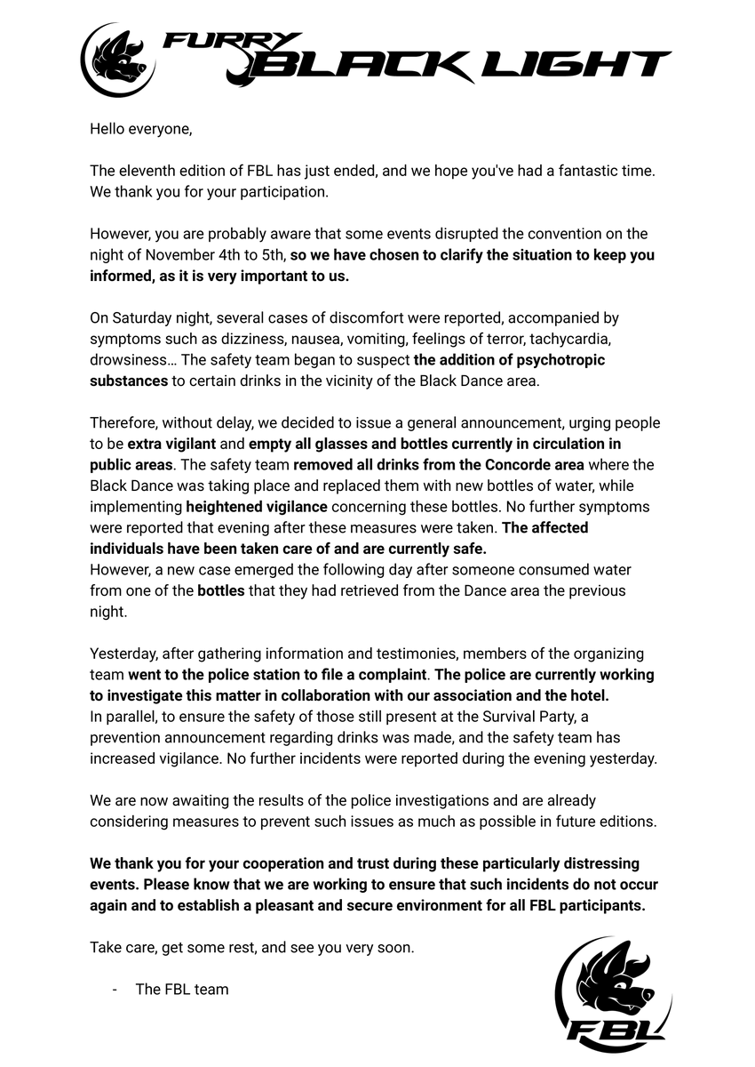 FBlacklight's tweet photo. ⚠️An important PSA from the FBL Team regarding the events.

Stay safe everyone, thank you again for your trust ❤️ https://t.co/jJLgllqRbe