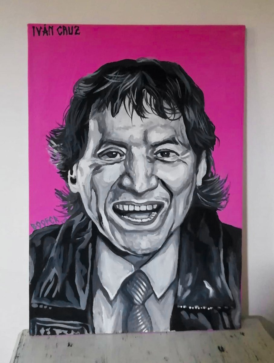 BooferArte_'s tweet photo. QEPD maestro Iván Cruz.
.
Retrato pintado hace un un tiempo. https://t.co/1fhD1fpwX3