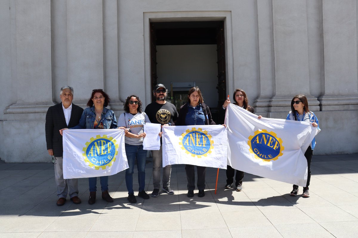 anefchile's tweet photo. #Noticia | ANEF acompaña a ANFUPATRIMONIO y ANATRAP a dejar una carta a Presidente Boric por recursos para fortalecimiento del Patrimonio Cultural
🧐Leer la noticia: https://t.co/wBWTFFjvct
#ANEF #ANFUPATRIMONIO #ANATRAP #PatrimonioCultural #Presupuesto2024 https://t.co/lJGoCQtjsZ