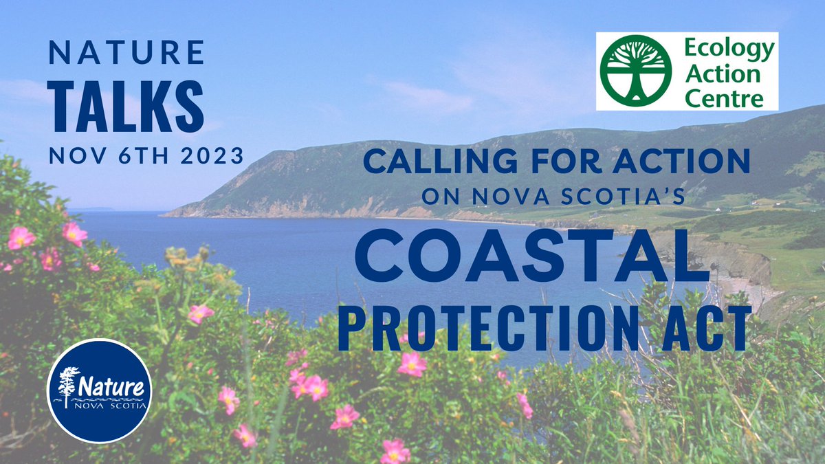 Tonight from 7-8PM, @EcologyAction Staff will discuss the Coastal Protection Act (CPA), join our Nature Talk here: us06web.zoom.us/meeting/regist…