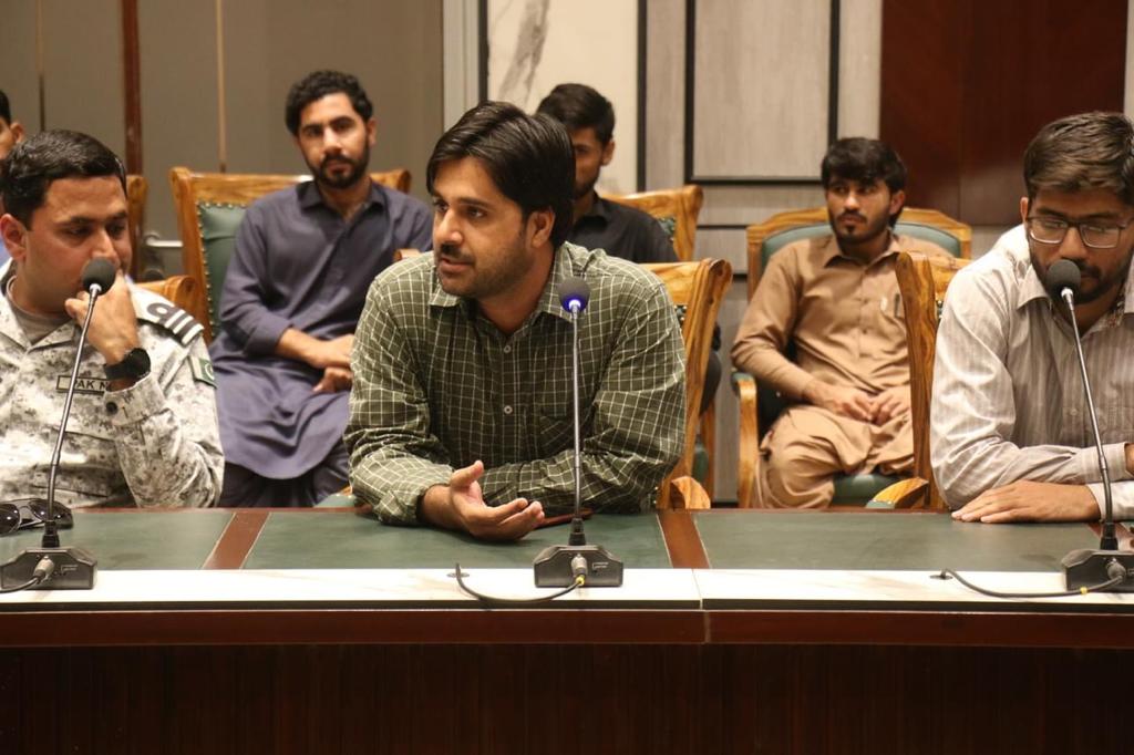 Respected Vice Admiral (Retd) Ahmed Saeed HI (M), 
DG NIMA, along with a delegation visited Lasbela University of Agriculture, Water and Marine Sciences, Uthal on November 2, 2023.