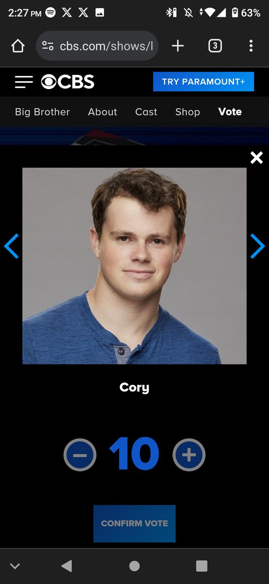 AaronV1999's tweet photo. Just a daily reminder to Vote for Cory AFP!!!!!!!!!! #BB25 #BBCory #DeservingWinner  #Deserving #BigBrother #cute #gameshow #realitytv #realitytvshow #collegekid #chance #ForTheWin #vanderbilt #Nashville #sexyman #funnyman #goodman #goodperson #entertainment #vote #Beatifulsmile https://t.co/t2tlXaBI8w
