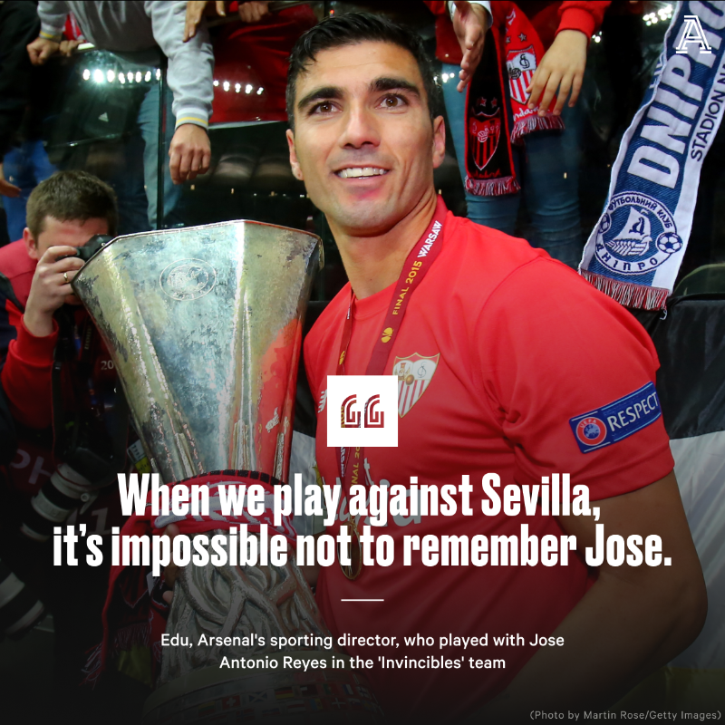 TheAthleticFC's tweet photo. "It’s not always easy to talk about it, but we have to. We have to keep his memory alive. It’s beautiful." - Edu

The story of Jose Antonio Reyes: Sevilla's son and Arsenal's lost Invincible.

📝 @gunnerblog , @GuillermoRai_