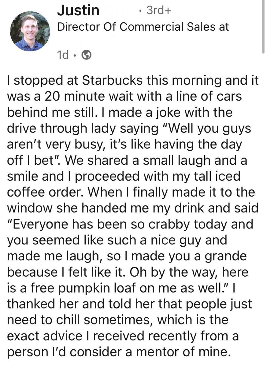 StateOfLinkedIn's tweet image. You’re not going to believe who this guy compared himself to 😳