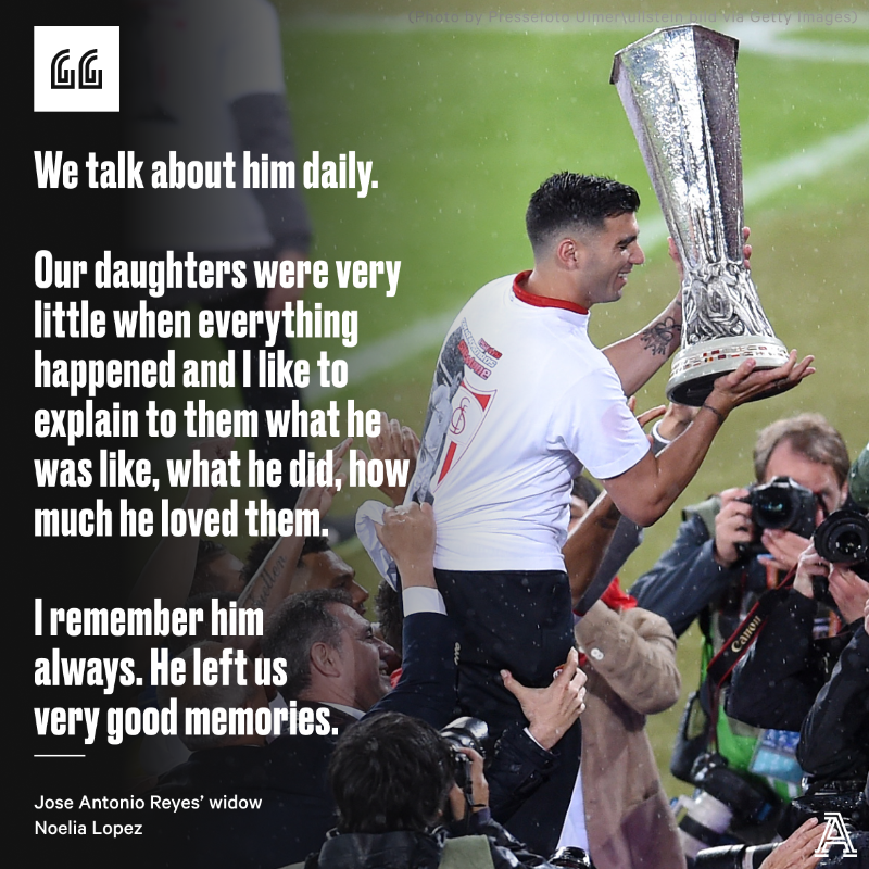TheAthleticFC's tweet photo. "It’s not always easy to talk about it, but we have to. We have to keep his memory alive. It’s beautiful." - Edu

The story of Jose Antonio Reyes: Sevilla's son and Arsenal's lost Invincible.

📝 @gunnerblog , @GuillermoRai_