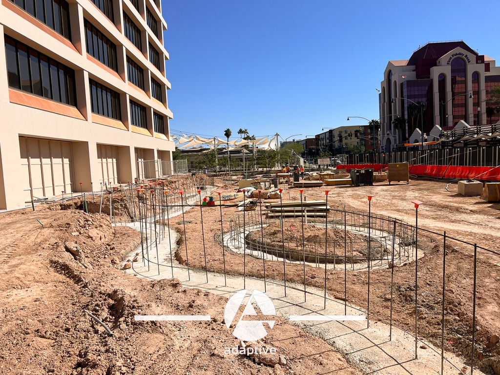 adaptivearch's tweet photo. 🌳 Our fantastic plaza park project, in collaboration with EPS Group, is truly blossoming. Just check out the impressive scale of those footings! 😍 #ParkDesign #UnderConstruction #adapativearchitectsinc https://t.co/OH7JdBIjJ4