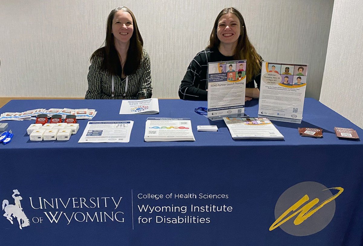 WIND is at the Association of University Centers on Disabilities (AUCD) Conference in Washington, D.C.! Stop by our table and learn more about how you can implement Project ECHO with your organization!
#aucd2023