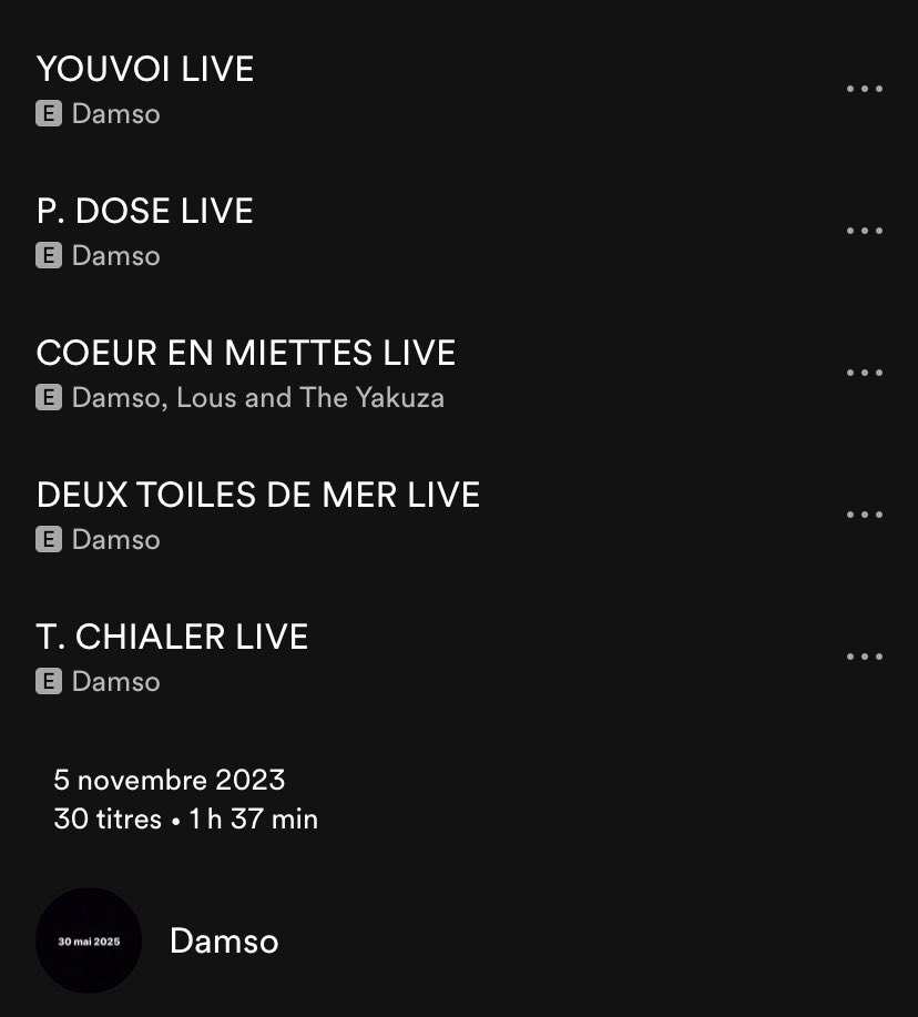 DamsoMorose's tweet photo. Votre version Live préférée de QALF Live ? https://t.co/xPSpoZ2f9L