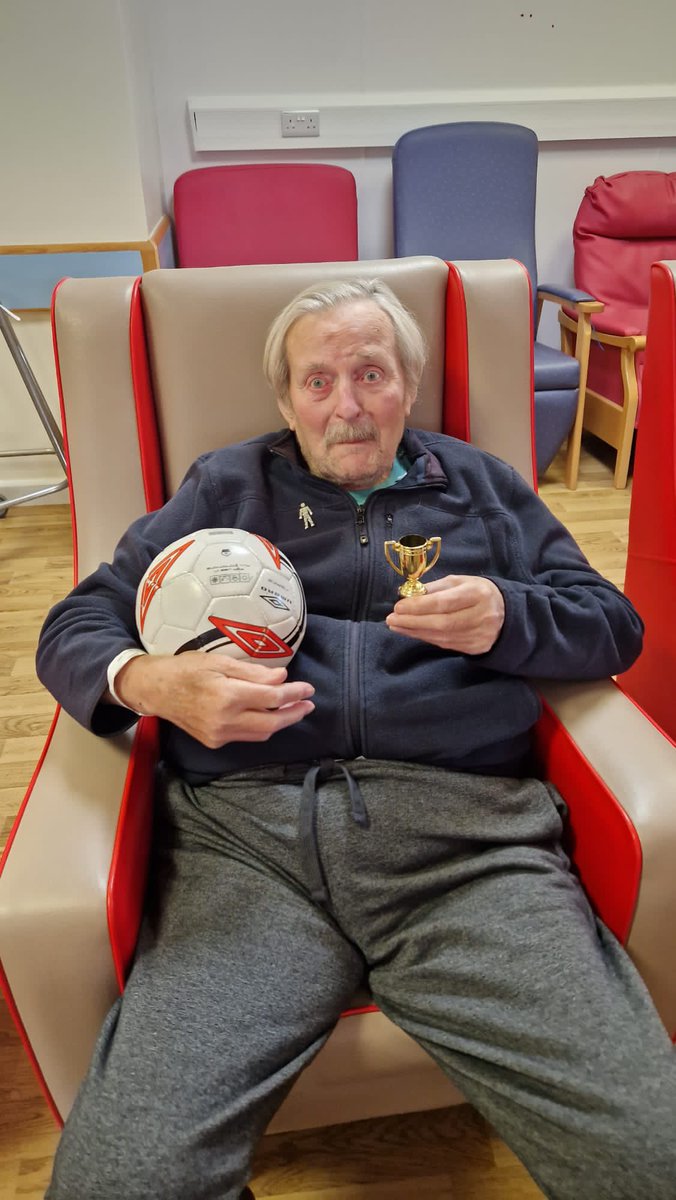 Occupational Therapy Week 2023. Meaningful activities- baking, seated football match and dominoes with our patients  #OTweek <a href="/BCUHBBest/">BCUHB Best</a> <a href="/theRCOT/">Royal College of Occupational Therapists</a>   <a href="/CommHospUK/">CommHospsUK</a>