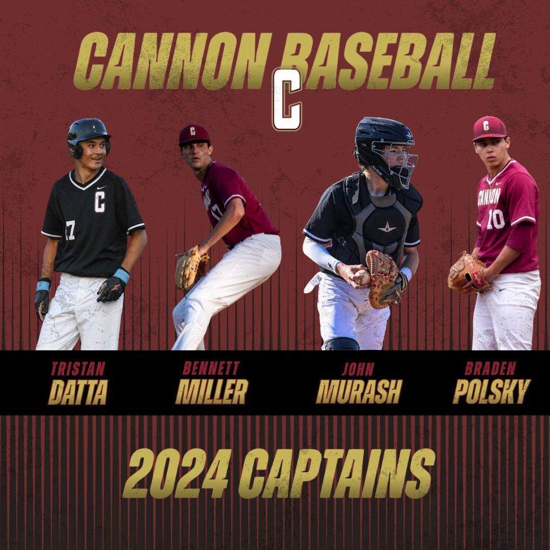 Introducing our four captains for 2024:

<a href="/Tristan_Datta16/">Tristan Datta</a> <a href="/BennettMiller_/">Bennett Miller</a> <a href="/JohnMurash2025/">John Murash</a> <a href="/Braden_Polsky/">Braden Polsky</a> 

Great ballplayers, great leaders. Excited to see where this group leads us this season!

#climb📈