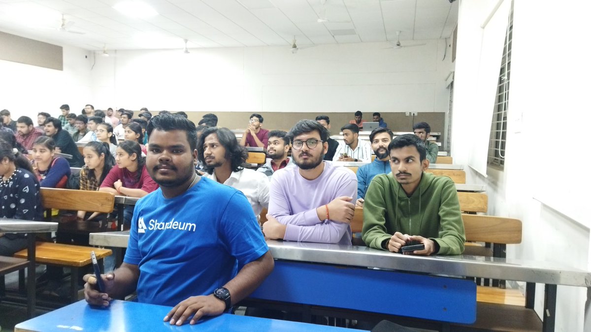 UjjwalModak16's tweet photo. Thrilled to join the captivating Web3 workshop by Shardeum at NIAMT Ranchi! Valuable insights from @ChiragRavishankar. Thanks, @TheSuranaverse! 🚀✨ https://t.co/KkoBRbkjU9