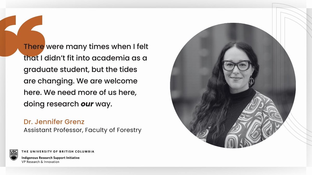ubcirsi's tweet photo. This fall, we sat down with three Indigenous Scholars in STEM at UBC to showcase and celebrate their contributions and gain their perspectives on Indigenous-led research in STEM. 

Follow our website for more on this and upcoming campaigns: https://t.co/i04XL4c5b7 https://t.co/i29BJPiNGg