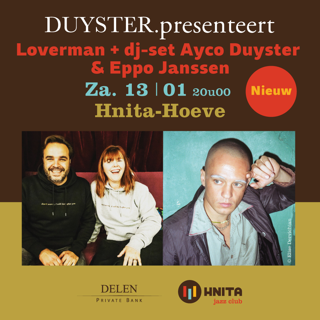 Op zaterdag 13 januari gaan we het nieuwe jaar in met de Lovesongs van Loverman en een pak duystere platen. #hnitajazzclub #loverman