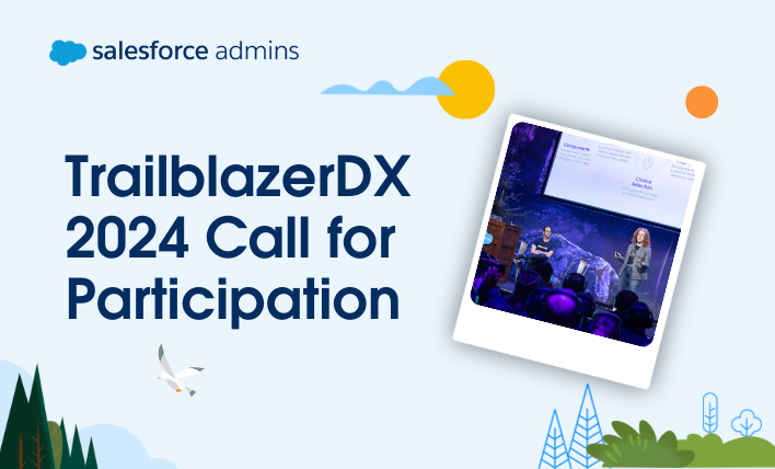📣 Join the excitement, #AwesomeAdmins! The #TDX24 Call for Participation is open. 

Ready to showcase your technical expertise, share insights on gen AI in your work, or inspire others with your career journey? We're all ears! 

Learn more and submit: sforce.co/3FNEM2M