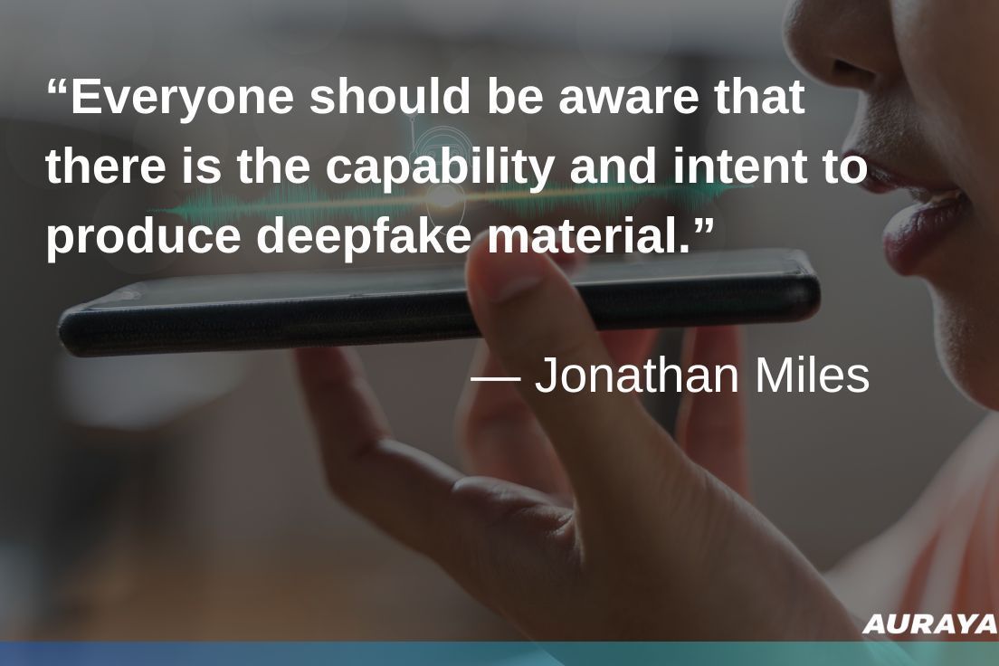 aurayasystems's tweet image. 🎙️Voice biometrics offers a powerful shield against deepfake attacks, as it provides a unique vocal signature that&apos;s nearly impossible to replicate. 
#Deepfake #SyntheticVoice #VoiceAuthentication #VoiceBiometrics #AurayaAdvantage