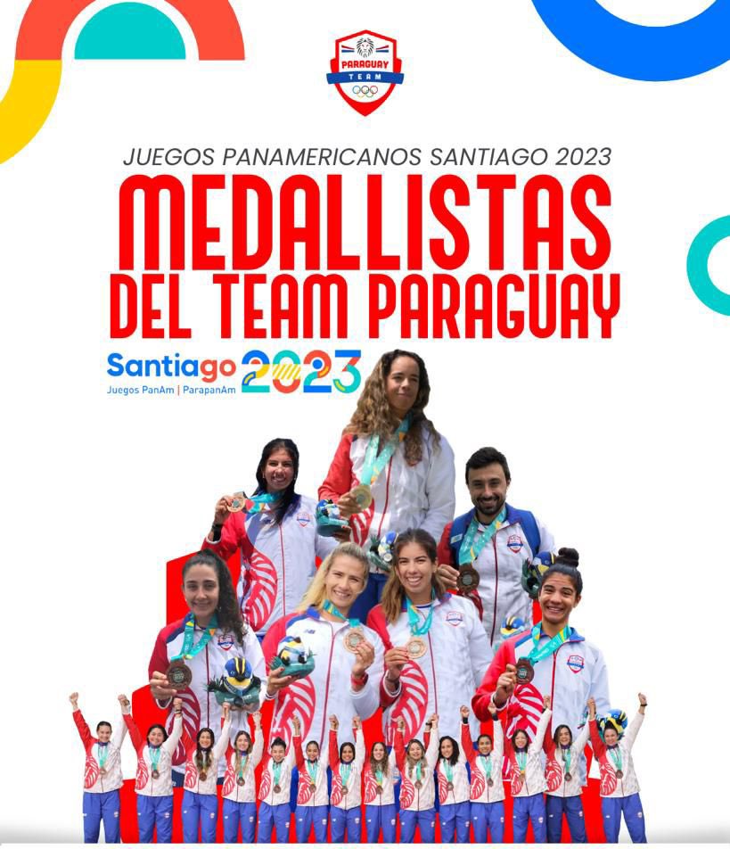Muchas felicidades a todos medallistas de estos juegos <a href="/santiago2023/">Santiago 2023</a> y a todo el equipo detrás de cada atleta!! Claramente kuña mbarete 💪🏻🇵🇾
