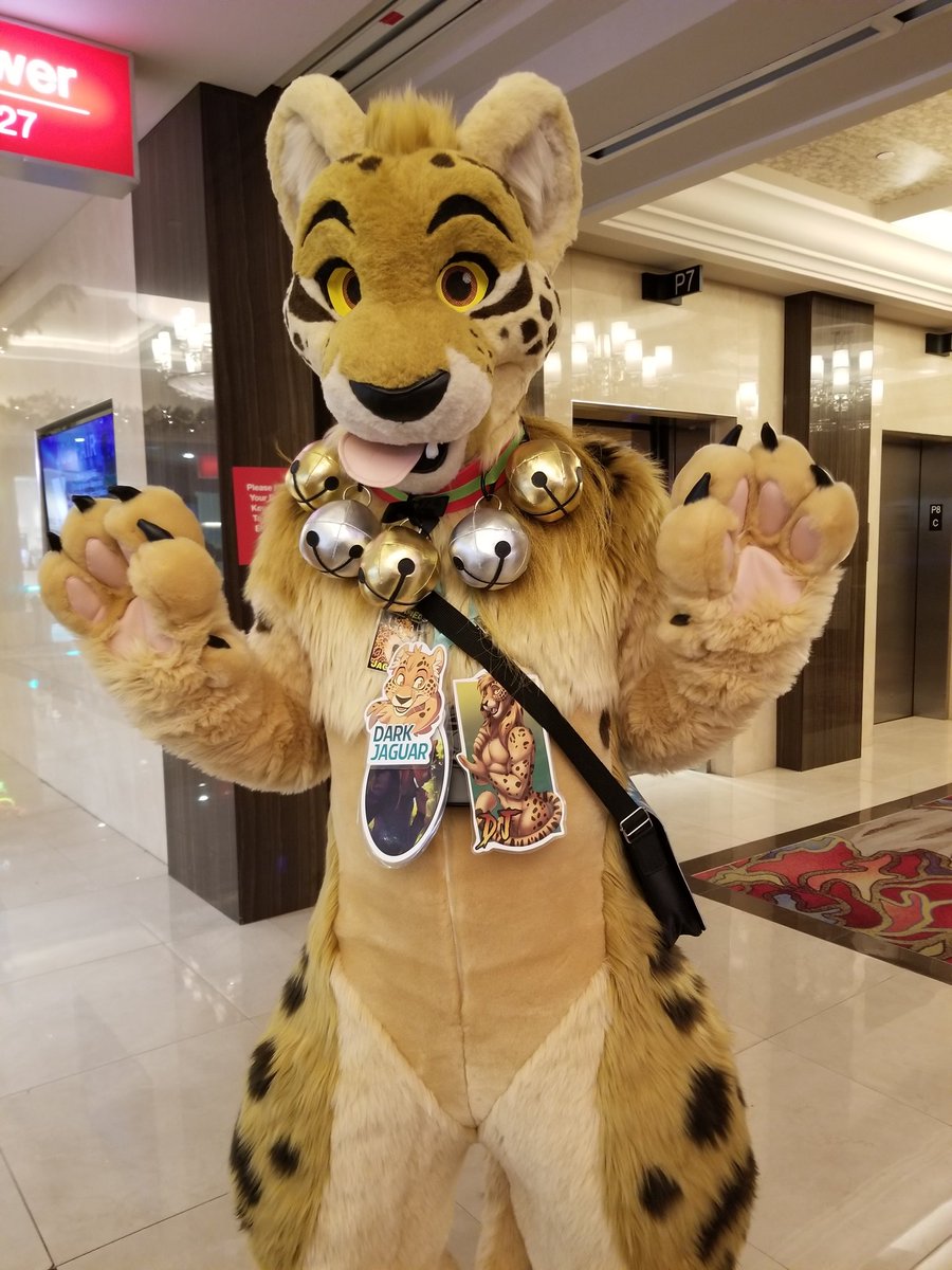 darkjaguar01's tweet photo. Xmas theme at con hotel and I found inflatables first time at con. https://t.co/KAYCPHEFHk