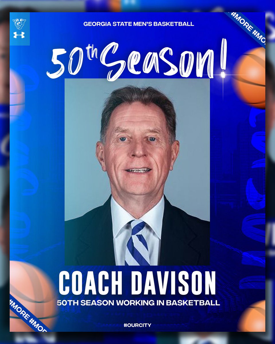 Today is also a special day— a huge shoutout to Coach D for his 50th Season working in basketball‼️

#MORE | #Team60 | #LightItBlue