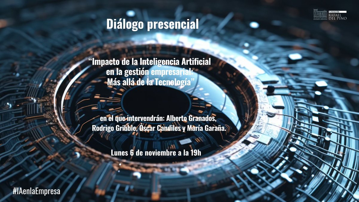 morenocasas's tweet photo. Gran @oportunidad #IA🇪🇸🇪🇺.Gracias @frdelpino por el encuentro! #IAgenerativa como un copiloto que te permite tratar #datos para #predecir . Clave querer aprender de forma continua y una #regulacion que no ahogue la #innovacion. @MicrosoftES @TelefonicaTech @Rodrigo_Gribble https://t.co/ZbICour8Gf