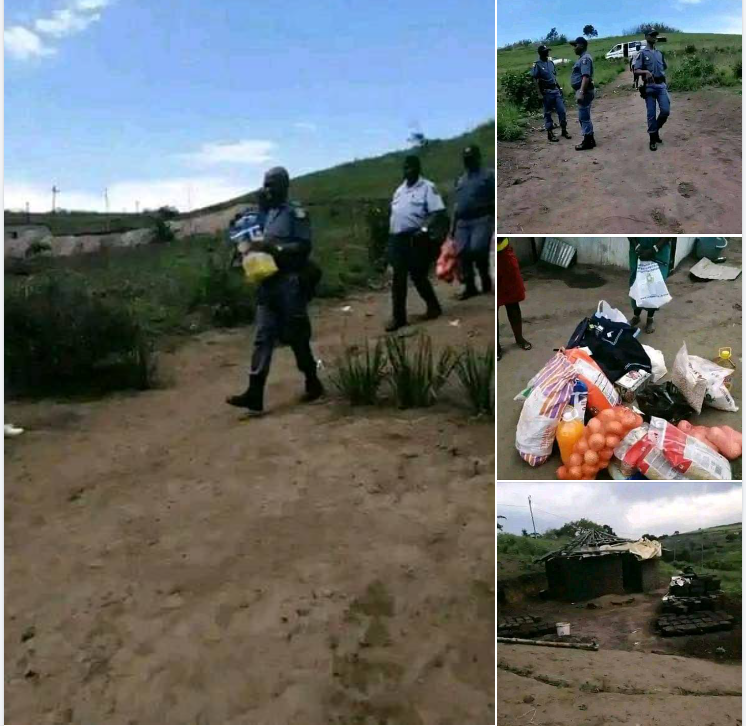 Nayi_iplug's tweet photo. DBN SAPS caught a boy stealing n they ask why, he said he’s living alone with his granny in unbearable situation with no food neither a roof to sleep, instead of arresting the boy Police went to see wer he stay and they couldn't help themselves bt bringing them something to eat. https://t.co/nzrwudgD8g