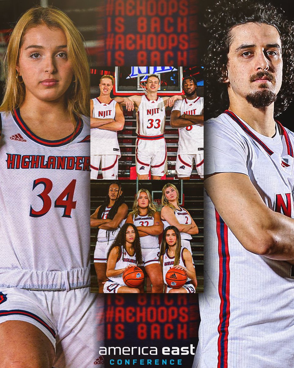 America East (@americaeast) on Twitter photo - #𝑨𝑬𝑯𝑶𝑶𝑷𝑺 𝑰𝑺 𝑩𝑨𝑪𝑲. -
<a href="/NJITHoops/">NJIT Men’s Basketball</a>: tinyurl.com/37zatysh
<a href="/NJITWBB/">NJIT Women’s Basketball</a> : tinyurl.com/4zx9b3ut
⛹️: tinyurl.com/3svd98rz
⛹️♀️: tinyurl.com/vycucs99 - #𝑨𝑬𝑯𝑶𝑶𝑷𝑺 𝑰𝑺 𝑩𝑨𝑪𝑲. -
<a href="/NJITHoops/">NJIT Men’s Basketball</a>: tinyurl.com/37zatysh
<a href="/NJITWBB/">NJIT Women’s Basketball</a> : tinyurl.com/4zx9b3ut
⛹️: tinyurl.com/3svd98rz
⛹️♀️: tinyurl.com/vycucs99