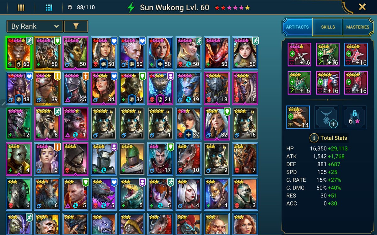 Gamedesigndiary's tweet photo. I've been  playing Raid: Shadow Legends. The game is pretty, not overly aggressive with monetisation, &amp; it keeps players active with enough free resources to keep you coming back. Mostly, i loved the compelling cast of characters. It's a touch time-consuming, so I've stopped :) https://t.co/rWlUdCmqbN