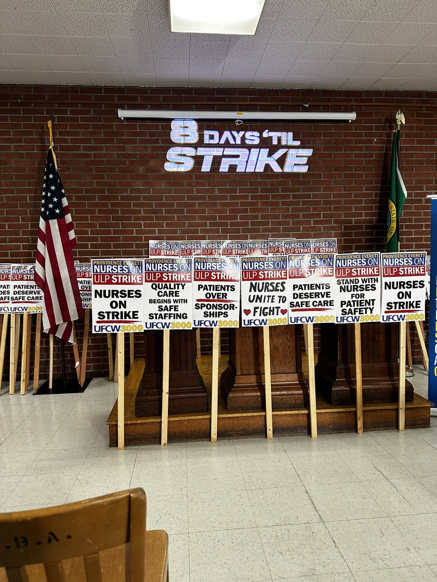 👀👀👀 #ProvEverettRNstrike #safestaffing #safestaffingsaveslives #ulpstrike #strike