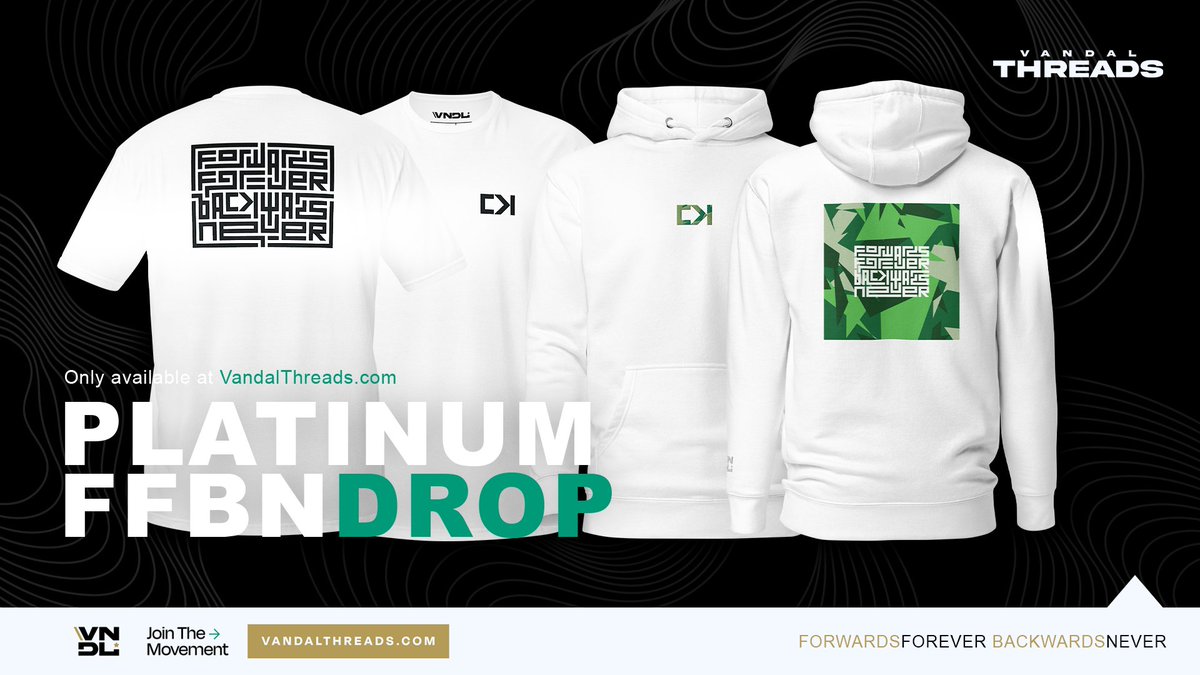 VandalThreads's tweet photo. FFBN Drop 2/3!🧠

Don't miss out on our Platinum range, all white for this great cause, all proceeds go to @MindCharity - Things may not always be easy, but you'll find a way!✅

🔗https://t.co/aJog7hsQDF

#ThreadsNetwork | #ThreadsCharity | #FFBN https://t.co/ryRhcvi8HU