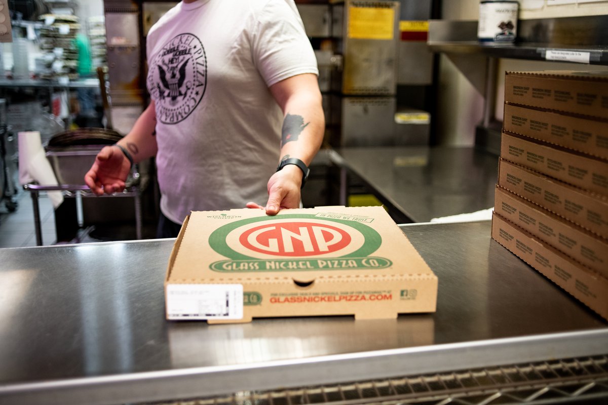 Grab a slice for a good cause! This Wednesday (11/08) our friends at Glass Nickel Pizza - Brookfield are partnering with Hunger Task Force and donating 10% of sales to help #endhunger for local families. Elevate your meal with local, award-winning pizza and support Free &amp; Local!