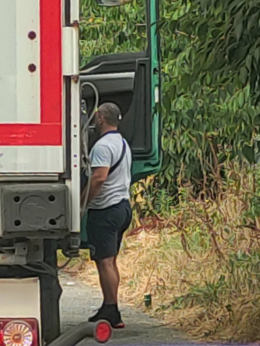JohnBosley78's tweet photo. Perfect butt be like

#truckers #truckerlife #truckerrest #restingarea #truckerrealness #dadbod  #pissingtrucker #sexontheroad #cruising #outdoorcruising #camionisti #camioneros #camionerosgorditos #dickpic #manbutt #malebutt https://t.co/3rkHVndMFk