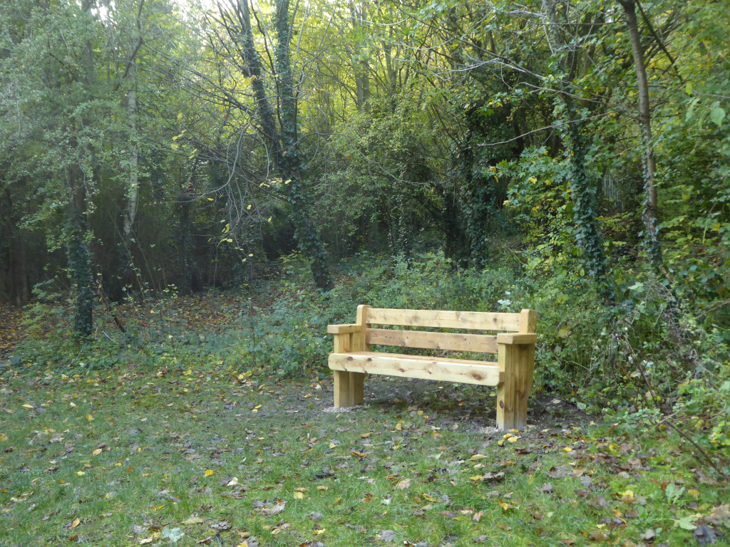 Next phase of our "are you sitting comfortably?" project has started - the first of 3 new benches in Watts Meadow is in place. Do join our task day on Saturday morning if you'd like to lend a hand and help place the next 2