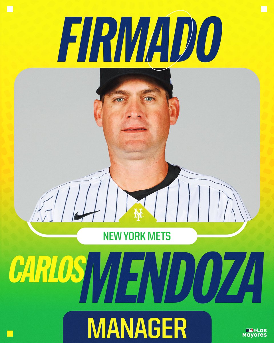 mlbespanol's tweet photo. Según varias fuentes, Carlos Mendoza ha sido nombrado como nuevo Manager de los New York Mets. Equipo aún no ha confirmado. https://t.co/314HBg52RK