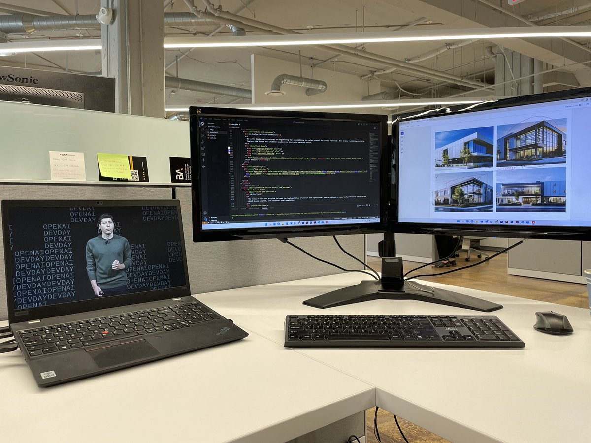 iperez_dev's tweet photo. Are you turned in to OpenAI Dev Day?

#OpenAI #developer #webdeveloper https://t.co/ERr8Ly7Slo