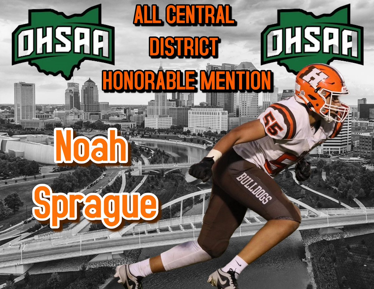 HEATHHSFOOTBALL's tweet photo. Congratulations to our Honorable Mention All Central District defensive players; Noah Sprague, Kaden Green, and Paul Gould! #itsagreatdaytobeabulldog #FOURward @Noah34605355 @KadenGreen9 https://t.co/rqatucmv4p