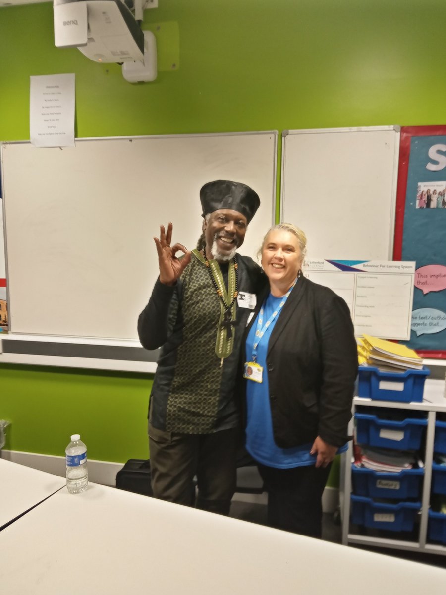 LHSMcFarlane's tweet photo. Students enjoyed an amazing visit by performance poet @LeviTafariPoet and took part in a poetry workshop afterwards. With thanks to Anne and Ali @Ykids_Charity &amp; @KingsleyandCo_ https://t.co/GbkofVWbTe