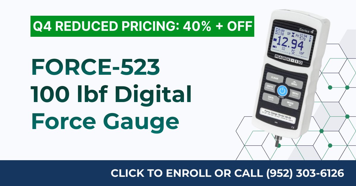 The purpose of this kit is to assist you in determining the calibration effectiveness of a small capacity #ForceMeasurement instrument utilizing dead weights.   Enroll in FORCE-523 for 40%+ off: bit.ly/3QblJ7s  

#ProficiencyTesting #Metrology